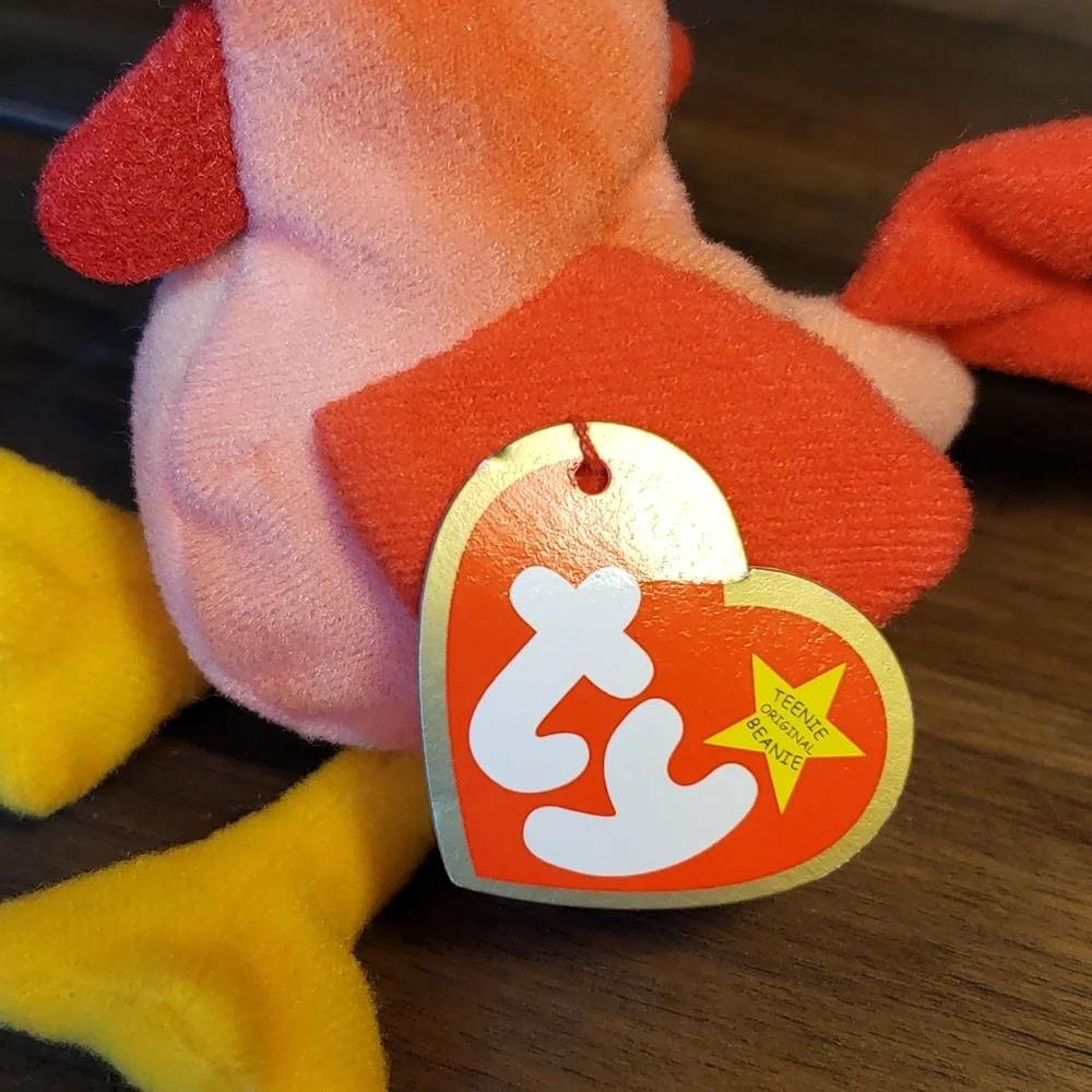 Ty Teenie Beanie Baby STRUT The Rooster